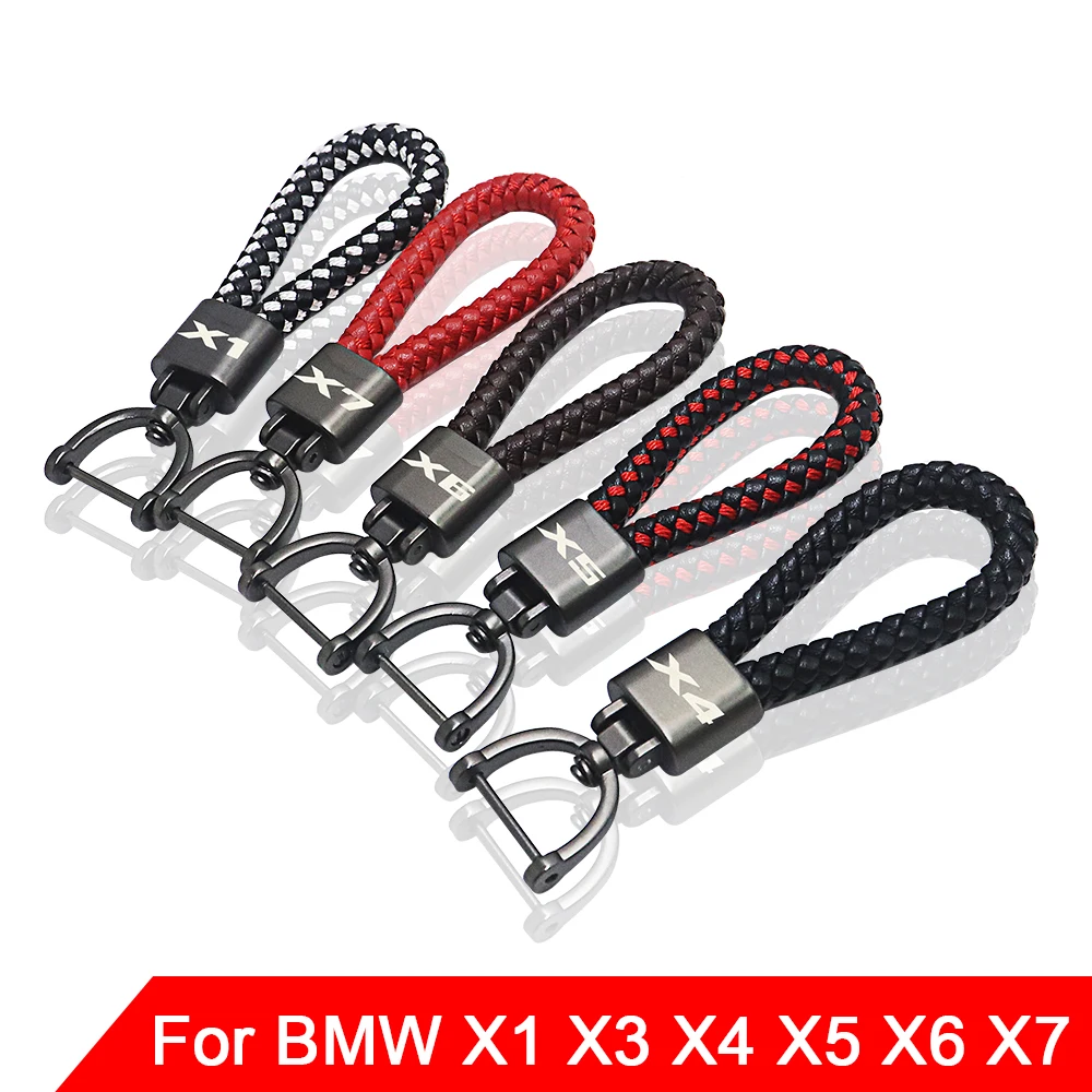Автомобильный брелок металлик кожаный для bmw x1 x3 x4 x5 x6 x7 e84 f48 f25 e83 f26 e53 e70 f16 e71 f49 f39 g01