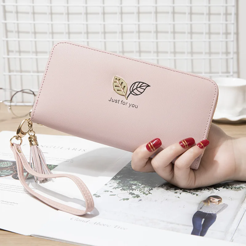 Simple Cool All-match Hardware Leaves Women Wallet Long Clutch Handbag Zipper Wallet Phone Bag
Simple Cool All-match Hardware Leaves Women Wallet Long Clutch Handbag Zipper Wallet Phone Bag