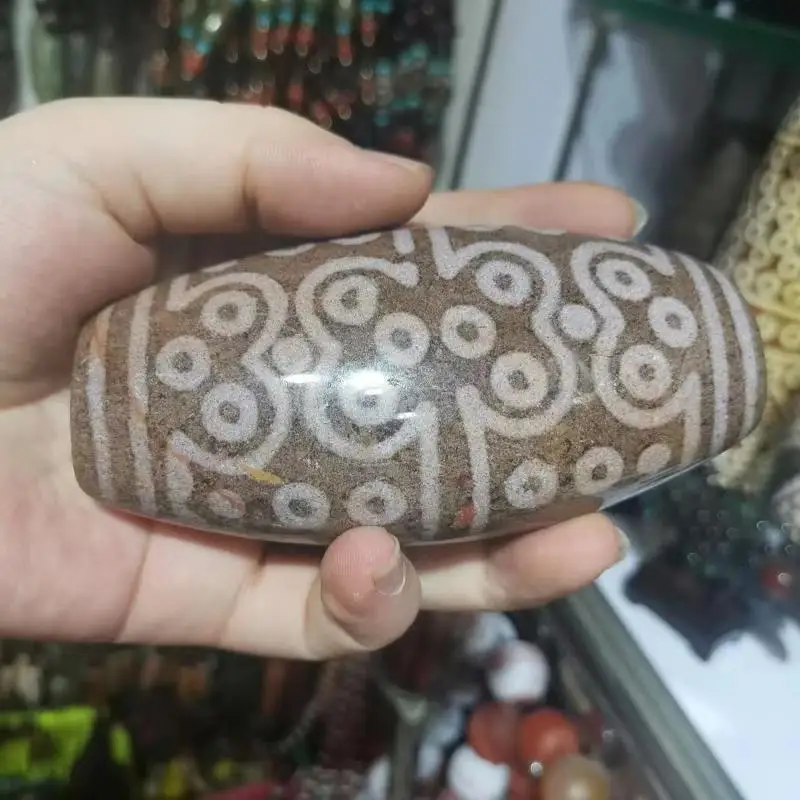 Xiangxiong cinnabar agate dzi collection ornamental decoration ornaments round spherical brown natural rare gem Collection
Xiangxiong cinnabar agate dzi collection ornamental decoration ornaments round spherical brown natural rare gem Collection