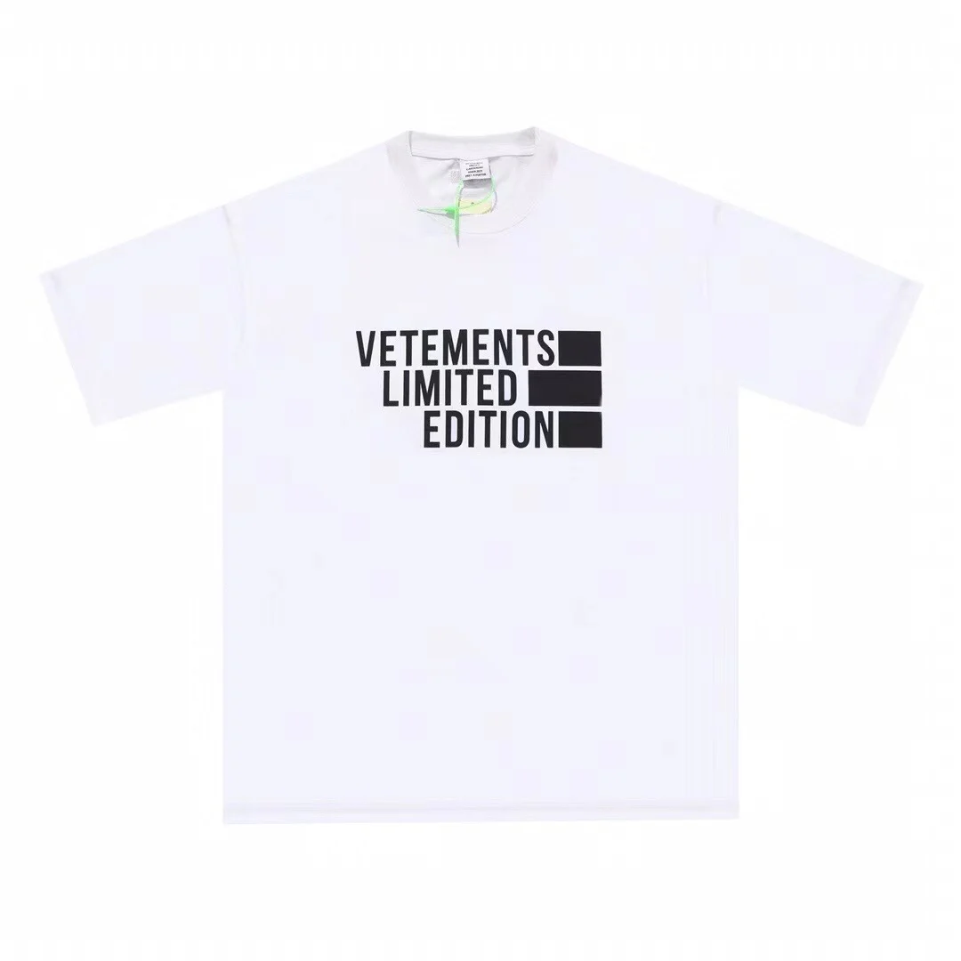 2021 VETEMENTS LIMITED EDITION T-shirt Men Women Summer 1:1 Version VETEMENTS Tee Logo Graphic Printed VTM Tops Short Sleeve
2021 VETEMENTS LIMITED EDITION T-shirt Men Women Summer 1:1 Version VETEMENTS Tee Logo Graphic Printed VTM Tops Short Sleeve