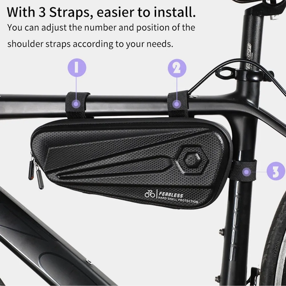 EVA Bicycle Bag Hard Shell Bicycle Mountain Bike Waterproof Triangle Bag Saddle Bag High Quality Cycling Bag Bike Equipment
EVA Bicycle Bag Hard Shell Bicycle Mountain Bike Waterproof Triangle Bag Saddle Bag High Quality Cycling Bag Bike Equipment