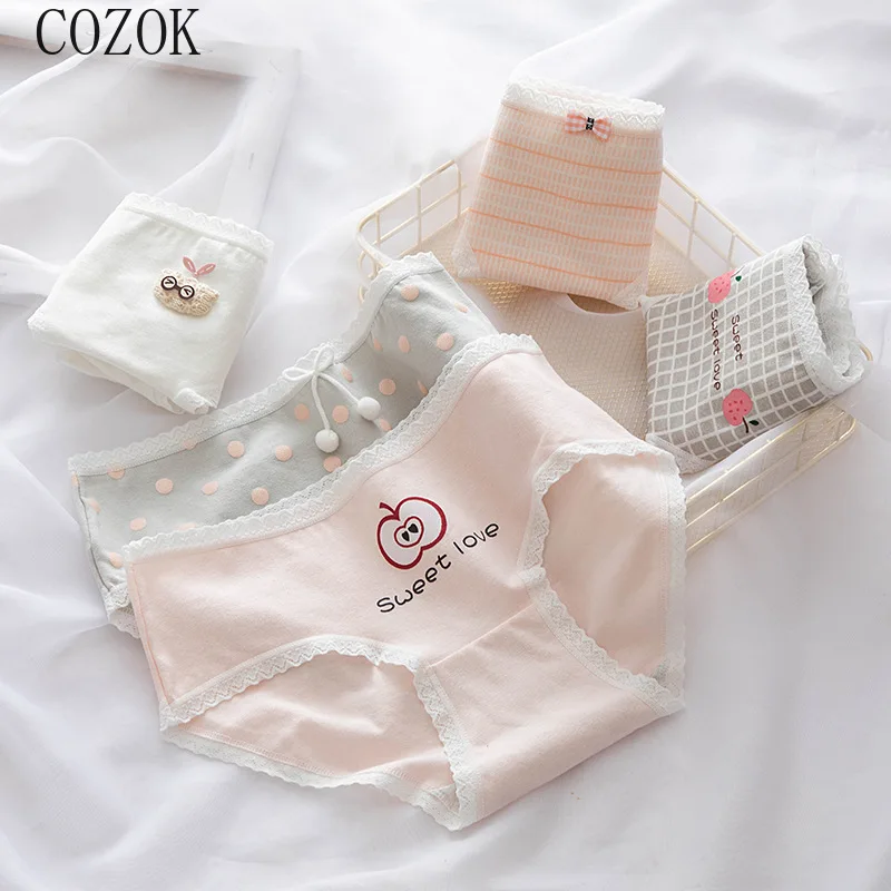 COZOK, Симпатичные женские хлопковые спортивные трусики, нижнее белье с принтом для девушек, Трусы со средней талией, однотонные женские сексу...
COZOK, Симпатичные женские хлопковые спортивные трусики, нижнее белье с принтом для девушек, Трусы со средней талией, однотонные женские сексу...
