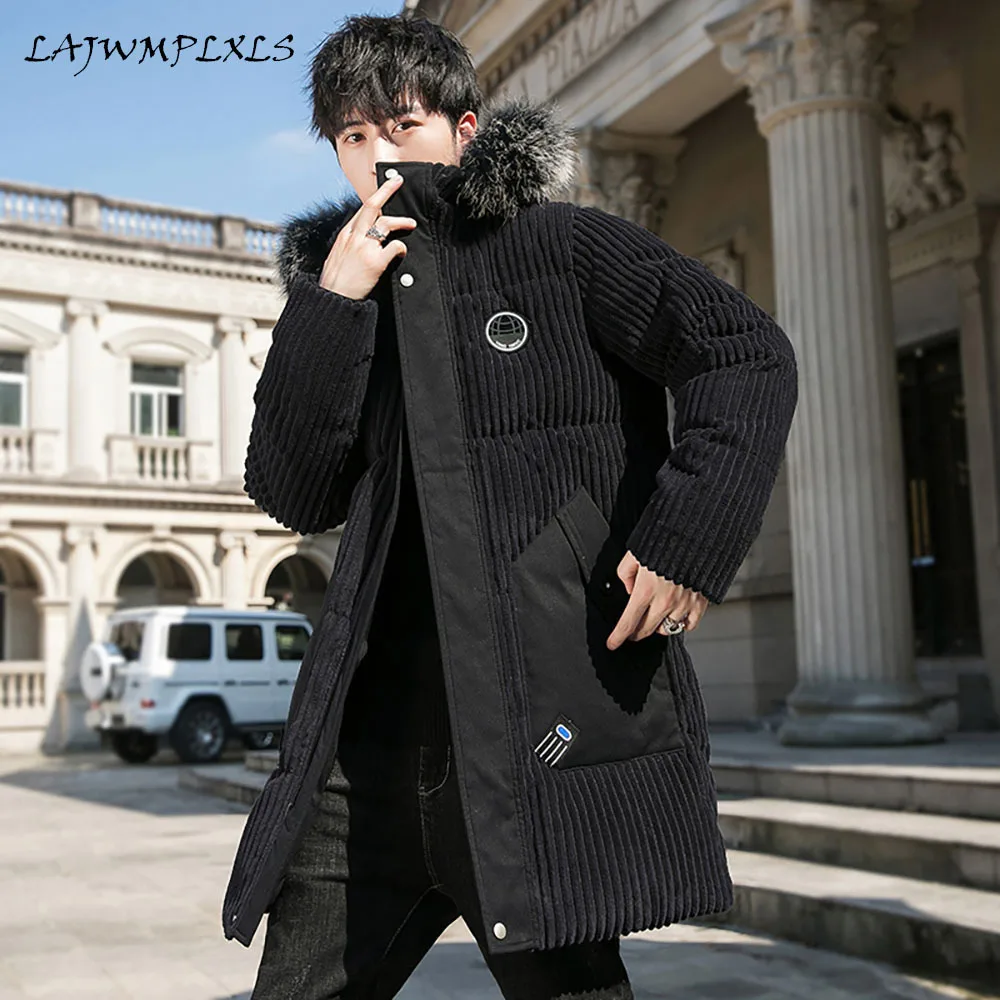 2022 CorduroyWinter Jacket Men Parkas Plus Size Casual Warm Thick Fur Collar Hooded Jacket Men Outwear Parka Coat
2022 CorduroyWinter Jacket Men Parkas Plus Size Casual Warm Thick Fur Collar Hooded Jacket Men Outwear Parka Coat