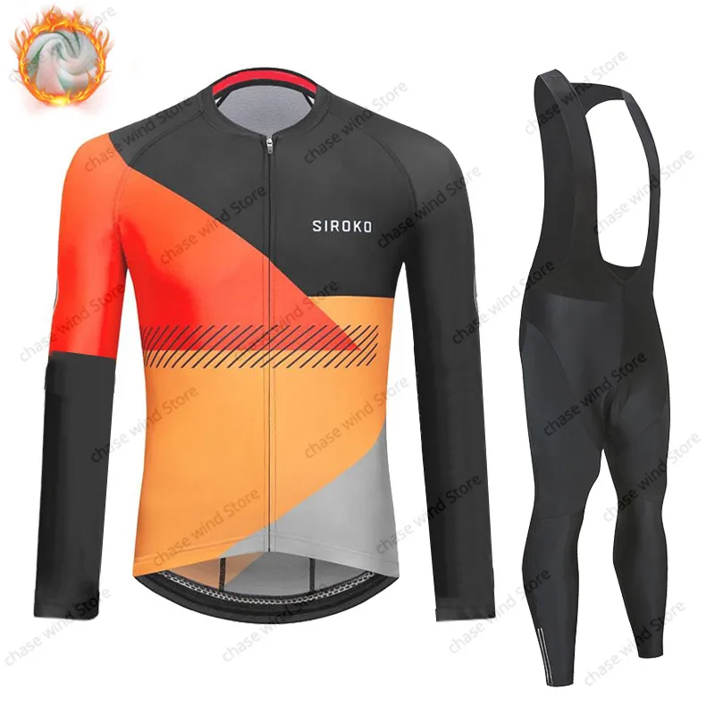 2021 NEW SIROKO Winter Thermal Fleece Set Cycling Clothes Men's Jersey Suit Sport Riding Bike Bib Pants Warm Sets Ropa Ciclismo
2021 NEW SIROKO Winter Thermal Fleece Set Cycling Clothes Men's Jersey Suit Sport Riding Bike Bib Pants Warm Sets Ropa Ciclismo