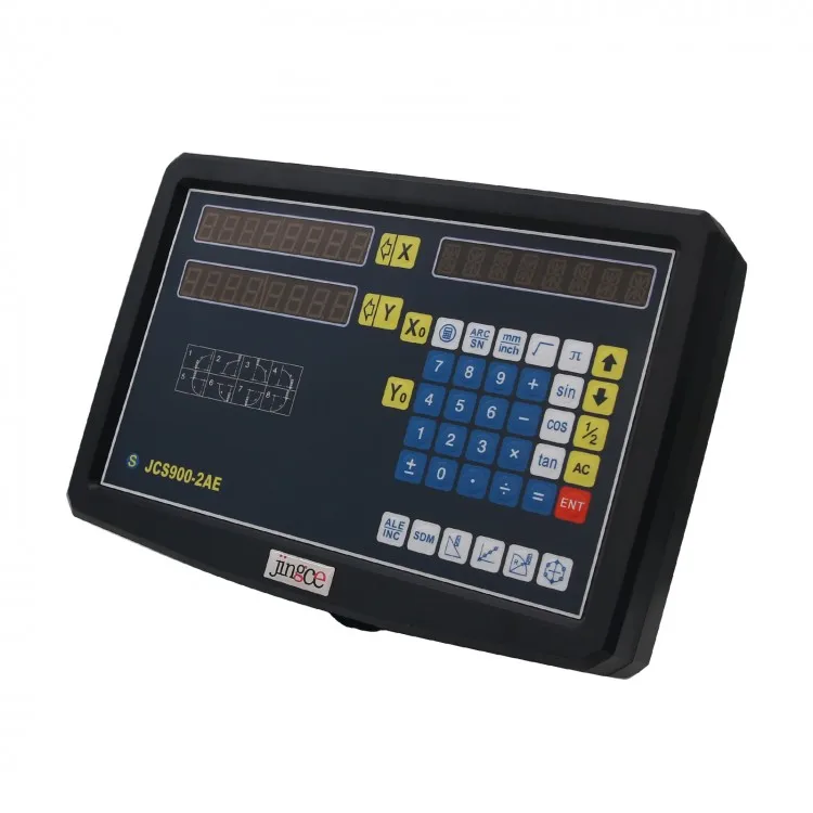 2 Axis Digital Readout Dro for Milling Lathe Machine with Linear Scale
2 Axis Digital Readout Dro for Milling Lathe Machine with Linear Scale