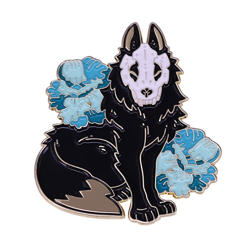 New Arrival Wolf Skull Flower Hard Enamel Pins Carnivore Emblem Animal Brooch Lapel Pin Badge Backpack Jewelry Gifts 2021
New Arrival Wolf Skull Flower Hard Enamel Pins Carnivore Emblem Animal Brooch Lapel Pin Badge Backpack Jewelry Gifts 2021