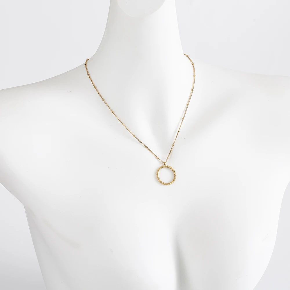 Wholesale KARMA Necklace Stainless Steel Bead Round Pendant with 45+5cm bead Chain as Beach Girl Gift 10pcs/lot
Wholesale KARMA Necklace Stainless Steel Bead Round Pendant with 45+5cm bead Chain as Beach Girl Gift 10pcs/lot