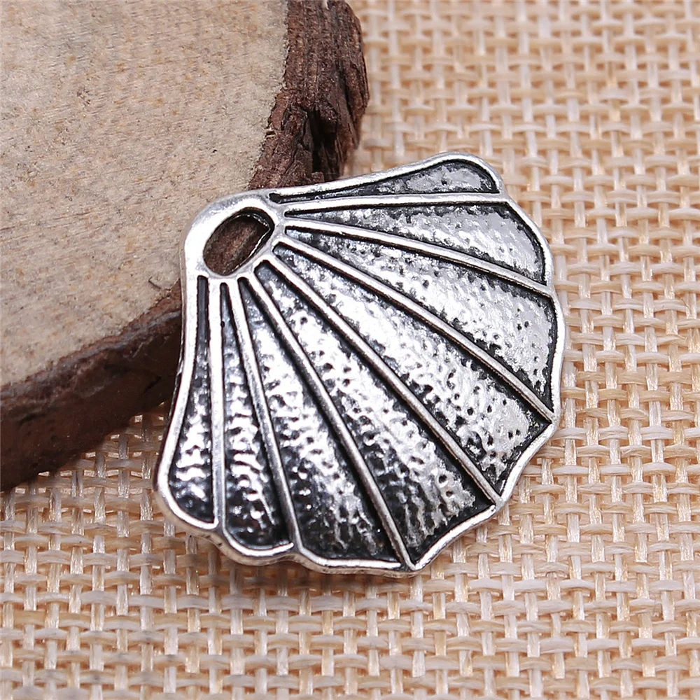 WYSIWYG 10pcs 25x30mm Shell Charms Antique Silver Color Charms For Jewelry Making Jewelry Findings
WYSIWYG 10pcs 25x30mm Shell Charms Antique Silver Color Charms For Jewelry Making Jewelry Findings