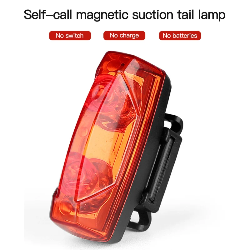 Magnetic Induction Bicycle Rear Lights Self-Powered Magnetic Sensor Bike Tail Light Waterproof Helmet Backpack Safety Warn Lamp
Magnetic Induction Bicycle Rear Lights Self-Powered Magnetic Sensor Bike Tail Light Waterproof Helmet Backpack Safety Warn Lamp