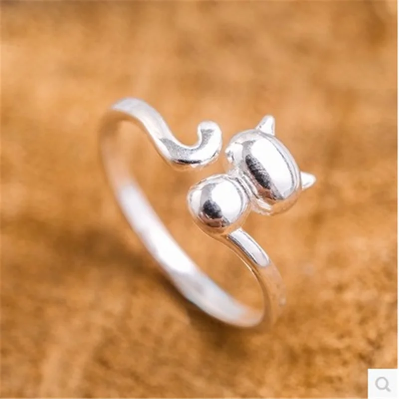 New Korean version of super cute cat open ring female ring personality fashion popular female finger ring holiday gift
New Korean version of super cute cat open ring female ring personality fashion popular female finger ring holiday gift