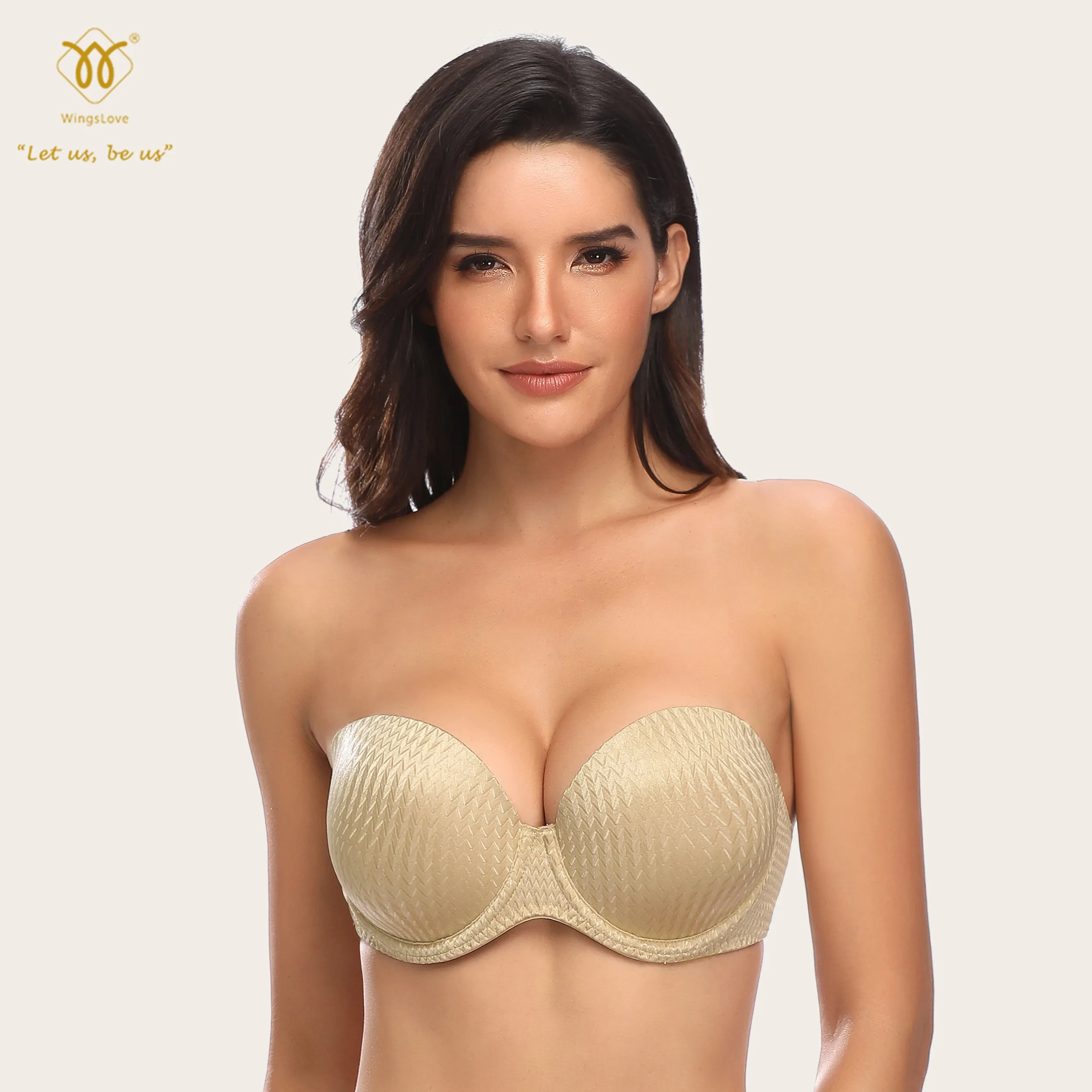 Wingslove Invisible Bras For Women Strapless Bra Push Up Lingerie Bralette Seamless Brassiere Lady Convertible Straps Underwear
Wingslove Invisible Bras For Women Strapless Bra Push Up Lingerie Bralette Seamless Brassiere Lady Convertible Straps Underwear