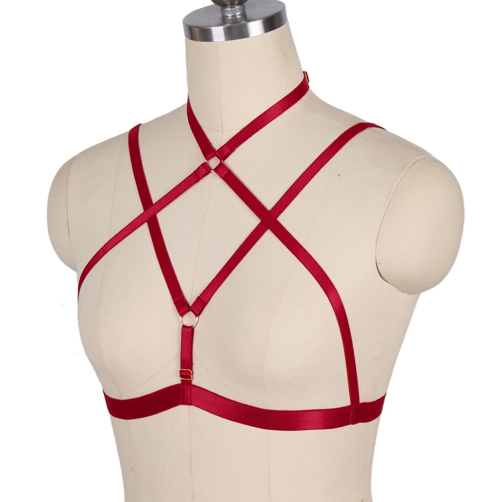 Harness Fashion Goth Rave Wear Fetish Sculpting Belt Erotic Lingerie Sexy Women's Underwear Gothic Cage Bra Harness Stockings
Harness Fashion Goth Rave Wear Fetish Sculpting Belt Erotic Lingerie Sexy Women's Underwear Gothic Cage Bra Harness Stockings