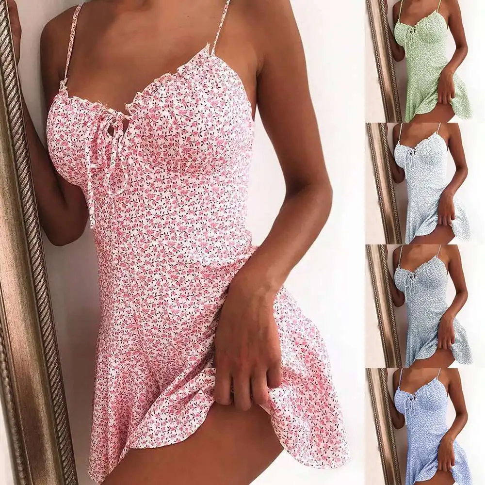 New Women Dress Summer V Neck Sexy Floral Print Mini Dress Off Shoulder Ruffle Party Dress Femme Backless A-Line Short Dress
New Women Dress Summer V Neck Sexy Floral Print Mini Dress Off Shoulder Ruffle Party Dress Femme Backless A-Line Short Dress