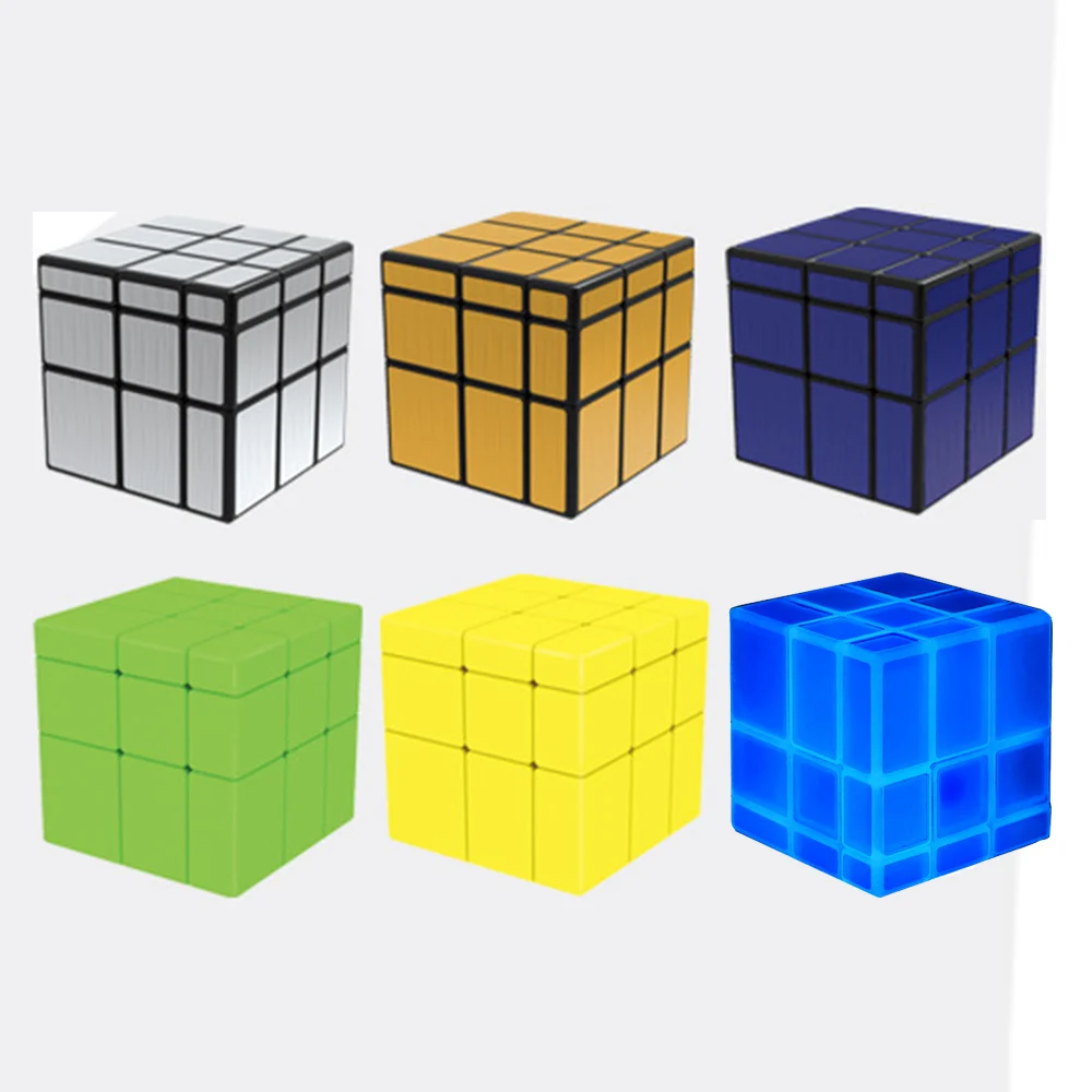 

IQ-Cubes QiYi Mirror 3x3 Cube High Speed Cube Puzzle Magic Professional Learning Educational Cubos magicos Kid Toys