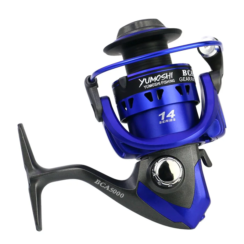 YINGTOUMAN 1PCS/LOT Fishing Wheel Gapless 14BB 5.5:1 Ky1000-7000 Spinning Wheel All Metal CNC Arm Rocker Fishing Wheel
YINGTOUMAN 1PCS/LOT Fishing Wheel Gapless 14BB 5.5:1 Ky1000-7000 Spinning Wheel All Metal CNC Arm Rocker Fishing Wheel