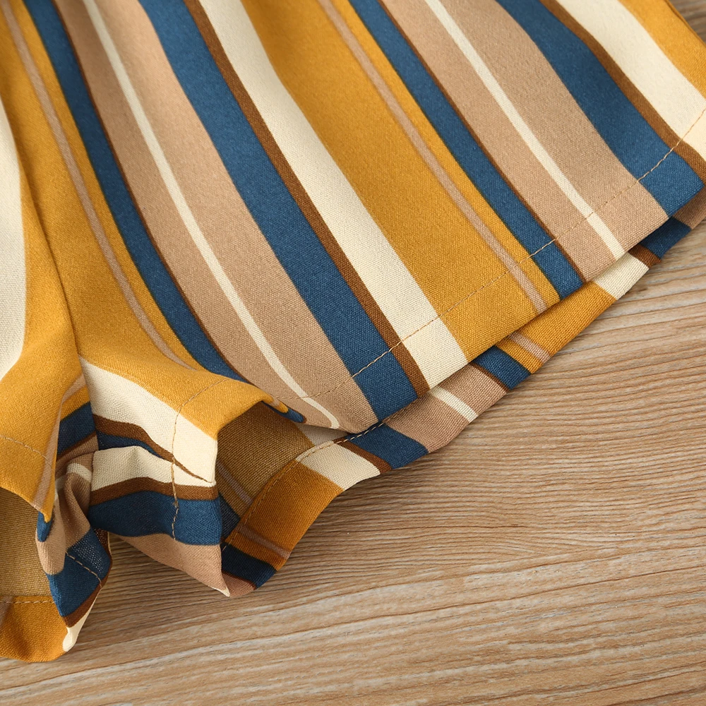 Toddler Baby Girl Clothes sets Summer Solid Color Tops Striped Short Pants+Sash 3Pcs Outfits 2-6Y
Toddler Baby Girl Clothes sets Summer Solid Color Tops Striped Short Pants+Sash 3Pcs Outfits 2-6Y