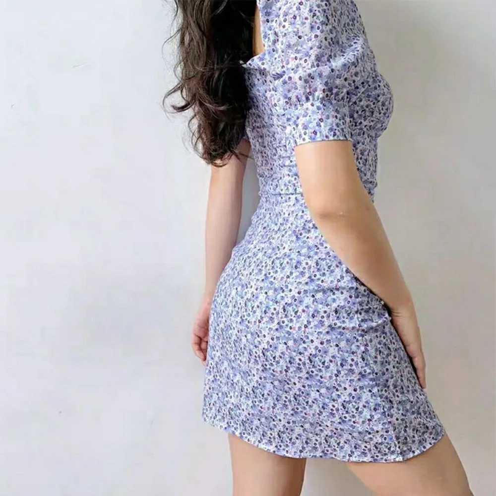 Sexy Square Collar Floral Dress Women Summer 2021 Kawaii Puff Sleeve Dresses Corset Y2K Vintage Cottagecore A Line Mini Sundress
Sexy Square Collar Floral Dress Women Summer 2021 Kawaii Puff Sleeve Dresses Corset Y2K Vintage Cottagecore A Line Mini Sundress