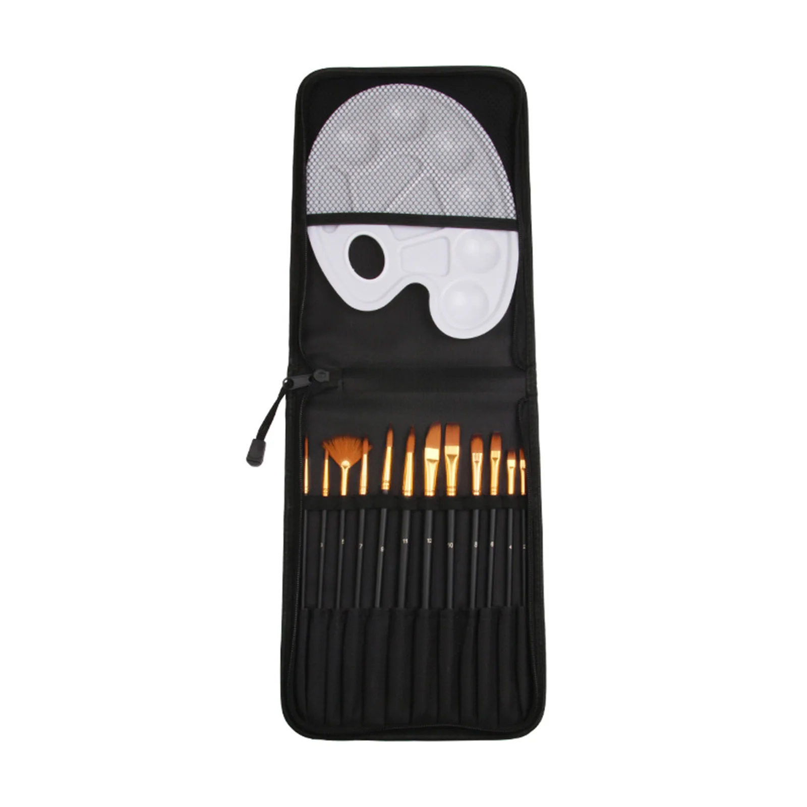 13Pcs Oil Paint Brush Set Includes Carrying Case with Palette School Art Supplies
13Pcs Oil Paint Brush Set Includes Carrying Case with Palette School Art Supplies