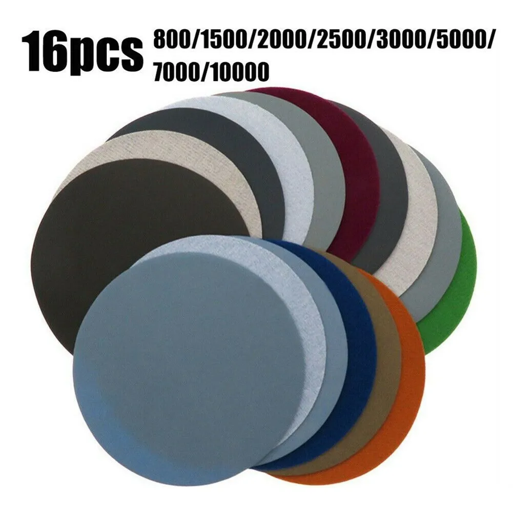 125mm Wet And Dry Sanding Discs 5 Inch Sandpaper Hook& Loop Pads Grit 800-10000 Brand New And High Quality
125mm Wet And Dry Sanding Discs 5 Inch Sandpaper Hook& Loop Pads Grit 800-10000 Brand New And High Quality