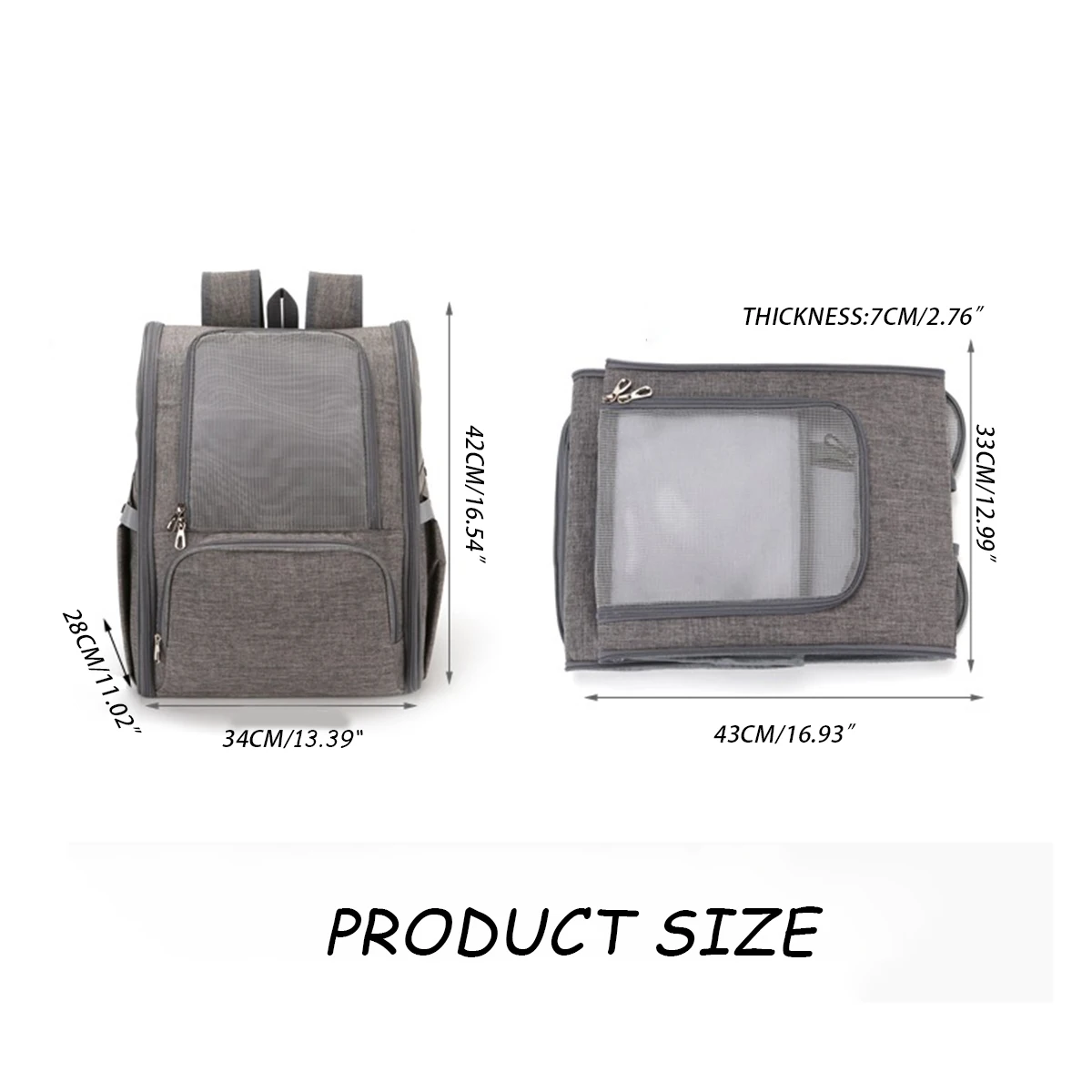 Pet Cat Carrier Backpack Breathable Cat Travel Outdoor Shoulder Bag For Small Dogs Cats Portable Carrying Pet Supplies Foldable
Pet Cat Carrier Backpack Breathable Cat Travel Outdoor Shoulder Bag For Small Dogs Cats Portable Carrying Pet Supplies Foldable