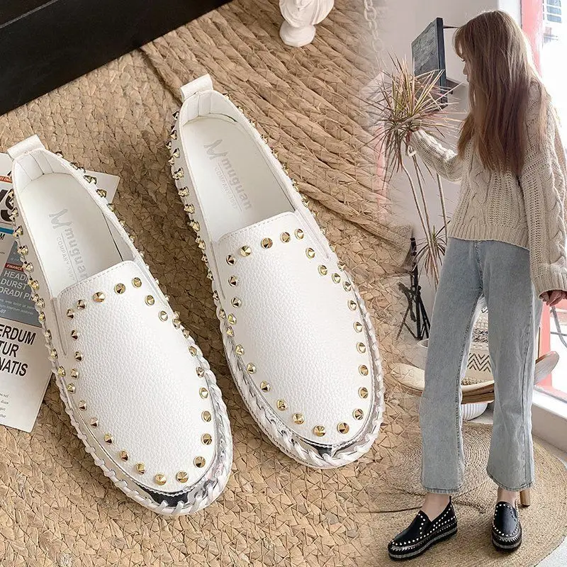 Luxury Women Flats Rhinestone Bling Sewing Platform Loafers Slip on Sewing Shallow Fashion Casual Shoes Ladies Footwear
Luxury Women Flats Rhinestone Bling Sewing Platform Loafers Slip on Sewing Shallow Fashion Casual Shoes Ladies Footwear