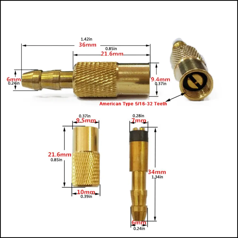 Wooeight Auto Brass 6mm Tyre Wheel Air Chuck Inflator Tire Pump Valve Clip Clamp Connector Adapter Car Tire Repair Tools
Wooeight Auto Brass 6mm Tyre Wheel Air Chuck Inflator Tire Pump Valve Clip Clamp Connector Adapter Car Tire Repair Tools
