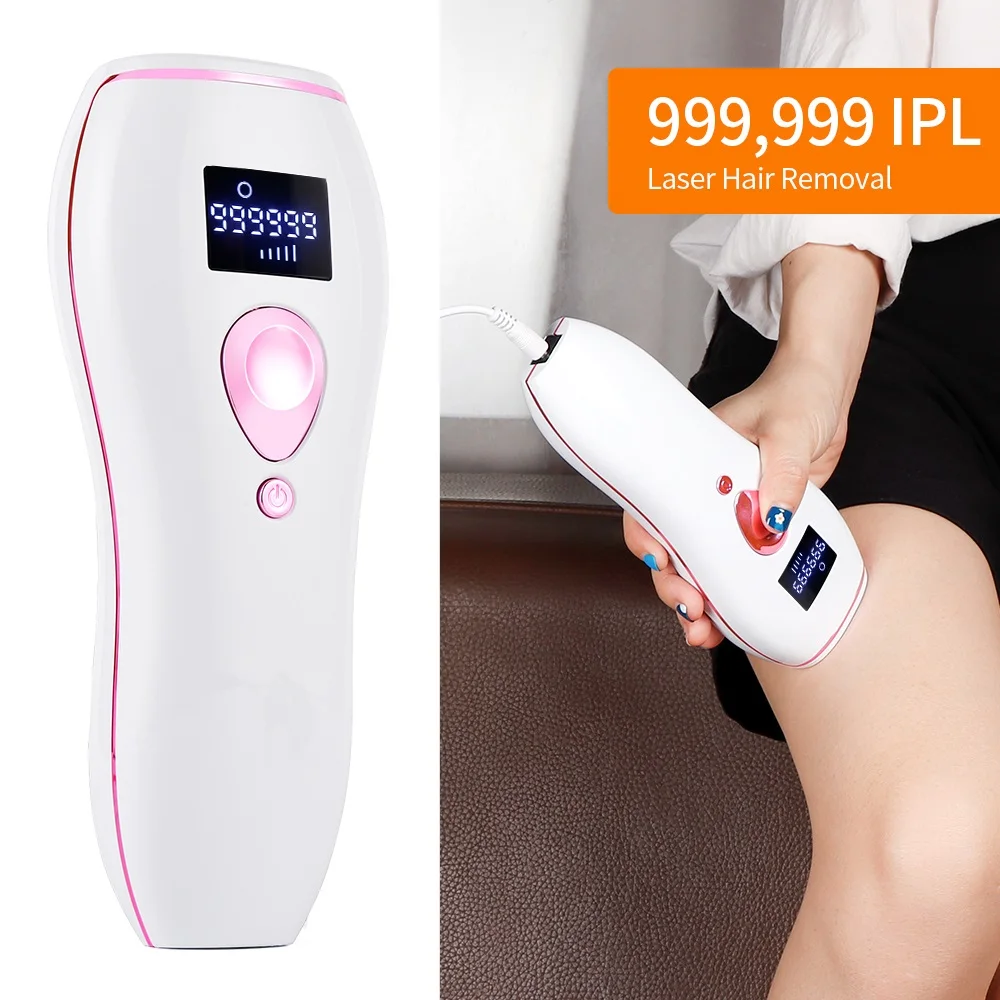 999999 Flash IPL Laser Hair Removal 5 Levels Photon Permanent Epilator Device Smart Sensor Facial Body Hair Trimmer LED Display 
999999 Flash IPL Laser Hair Removal 5 Levels Photon Permanent Epilator Device Smart Sensor Facial Body Hair Trimmer LED Display