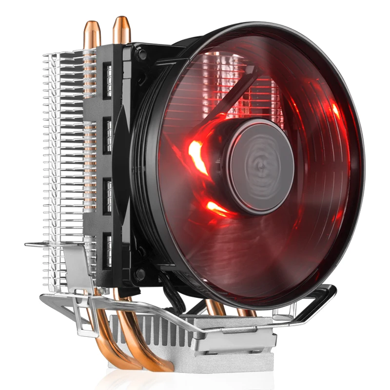 

Cooler Master T20 2 Copper Heatpipes CPU cooler 3pin 95.5mm Quiet LED CPU Cooling fan For Intel 775 115X AMD AM4 RR-T2V1-20FK
