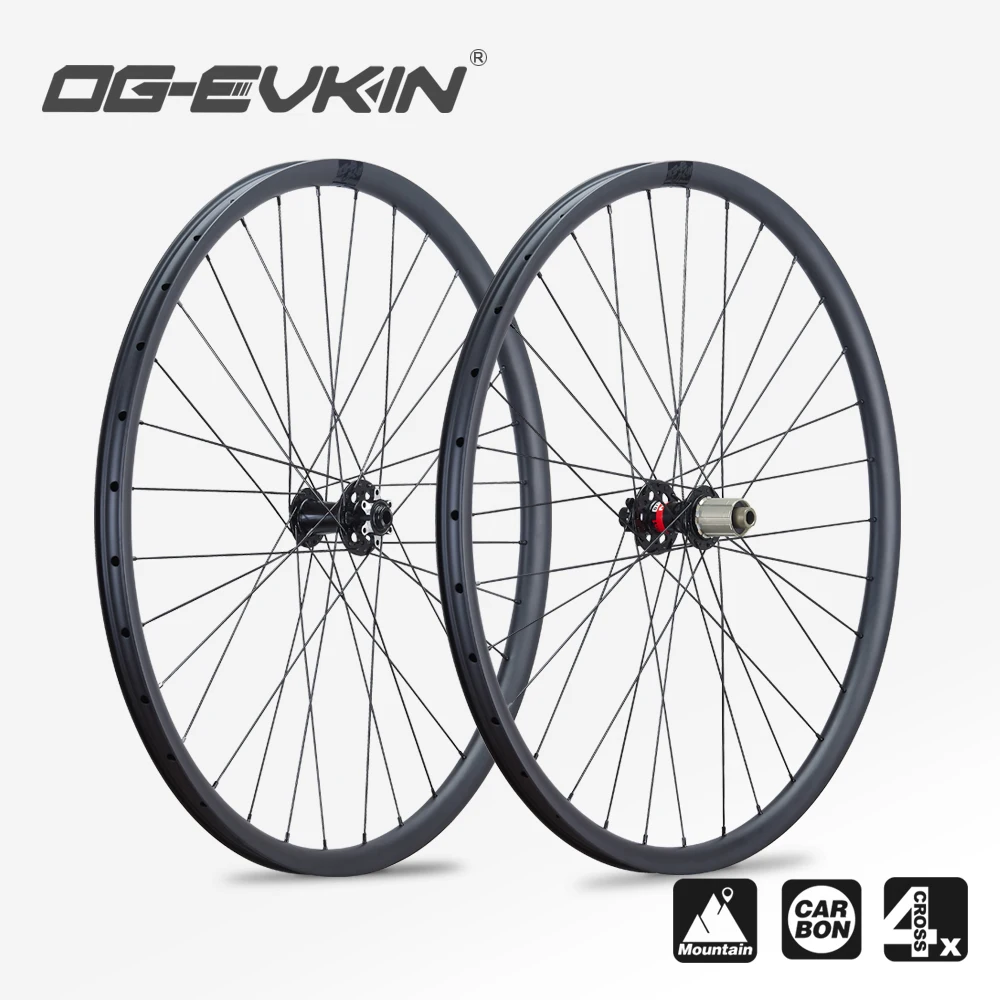 OG-EVKIN MW-001 XC, карбоновые колеса для горного велосипеда 29er 15x110/12x148/мм, 6 болтов, зажим дисковый тормоз, колесная пара 11 В/12 В
OG-EVKIN MW-001 XC, карбоновые колеса для горного велосипеда 29er 15x110/12x148/мм, 6 болтов, зажим дисковый тормоз, колесная пара 11 В/12 В