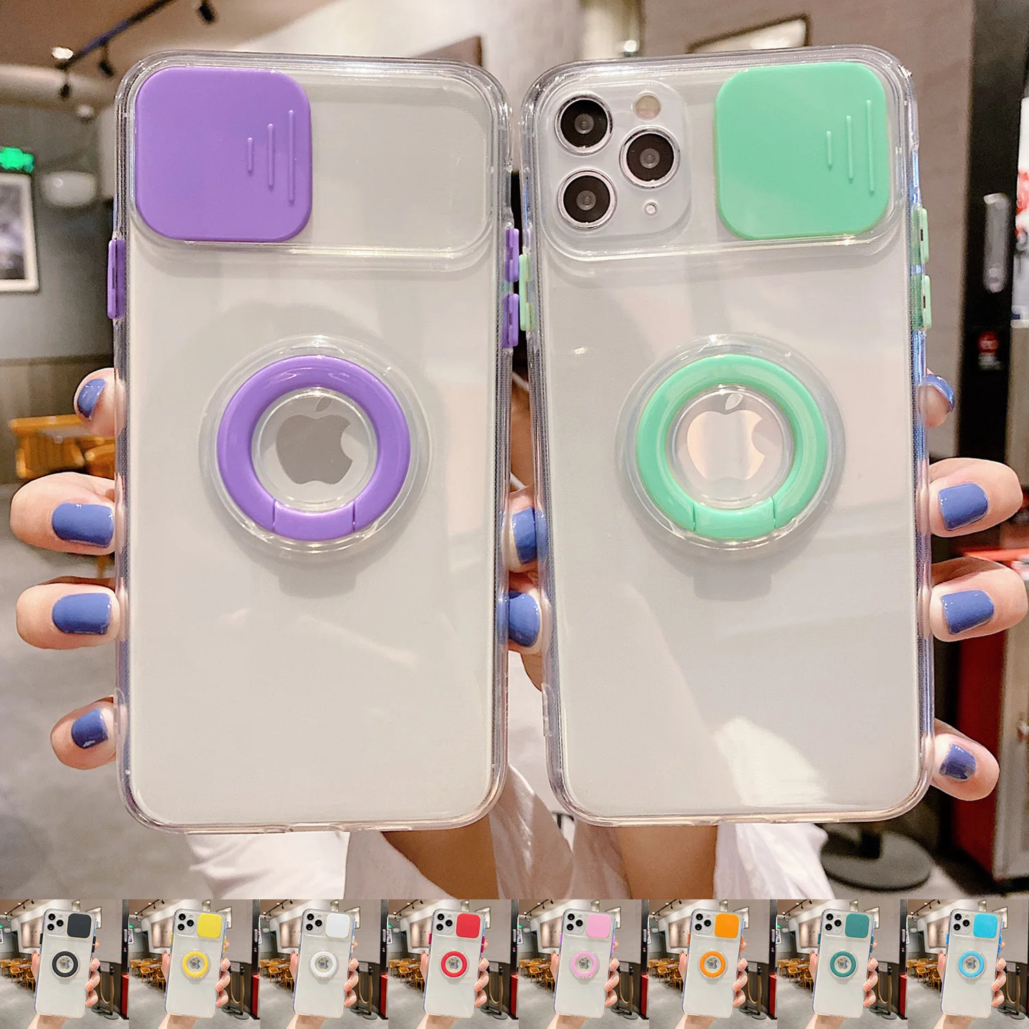 Camera Protection Ring Holder Phone Case For iPhone 13 Pro Max 12 11 XR XS Max X 7 8 Plus 13 Shockproof Bumper Clear Back Cover
Camera Protection Ring Holder Phone Case For iPhone 13 Pro Max 12 11 XR XS Max X 7 8 Plus 13 Shockproof Bumper Clear Back Cover