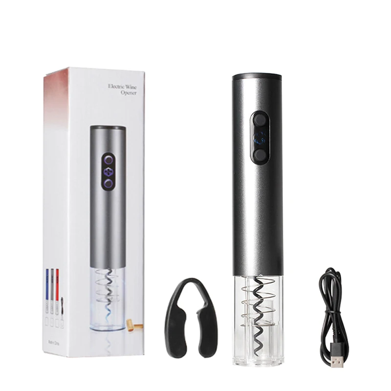 Electric Bottle Opener Automatic Bottle Opener With Rechargeable Battery USB Charging Line Foil Knife
Electric Bottle Opener Automatic Bottle Opener With Rechargeable Battery USB Charging Line Foil Knife