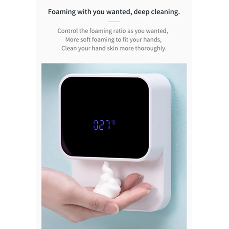 Automatic Sensor Soap Dispenser,Wall-Mounted Touchless Hand Soap Dispenser,Foam Soap Dispenser
Automatic Sensor Soap Dispenser,Wall-Mounted Touchless Hand Soap Dispenser,Foam Soap Dispenser