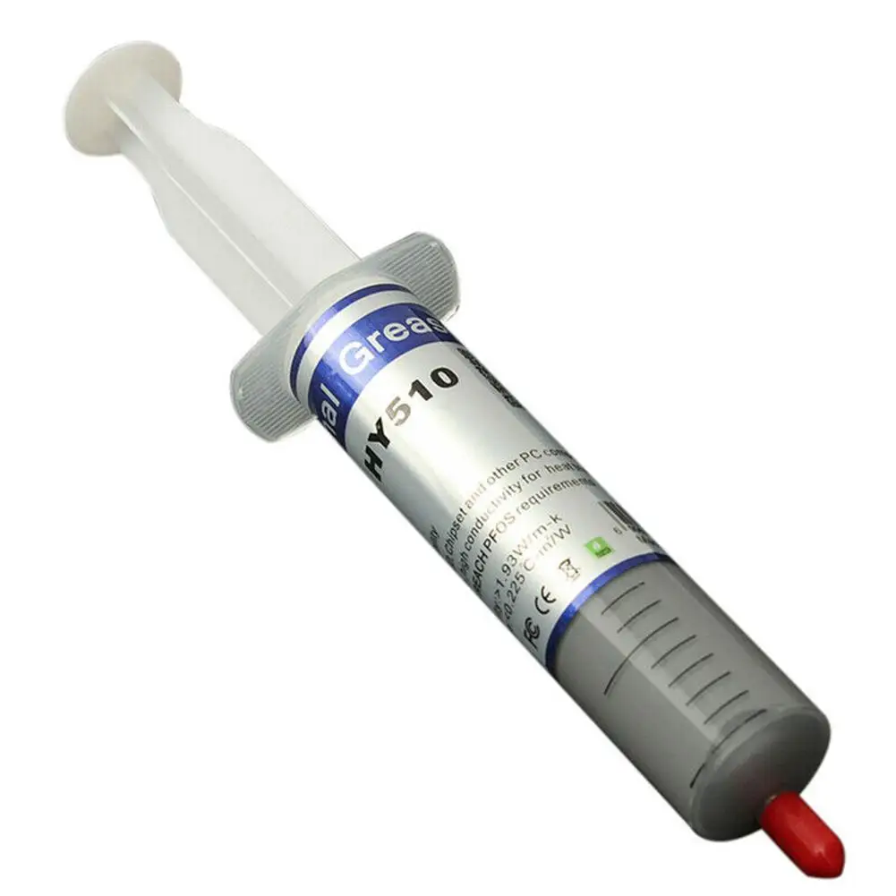 30g Graphics Card Radiating Thermal Silicone Grease Cooler HY-510 GPU Shape Paste HY510-TU20Q CPU Syringe Grey Cooling K3N4
30g Graphics Card Radiating Thermal Silicone Grease Cooler HY-510 GPU Shape Paste HY510-TU20Q CPU Syringe Grey Cooling K3N4