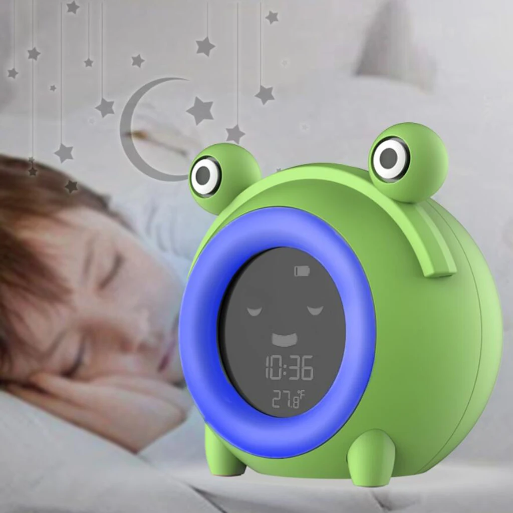 Kids Alarm Clock 5 Night Light Child Sleep Trainer Sound Machine Decoration
Kids Alarm Clock 5 Night Light Child Sleep Trainer Sound Machine Decoration