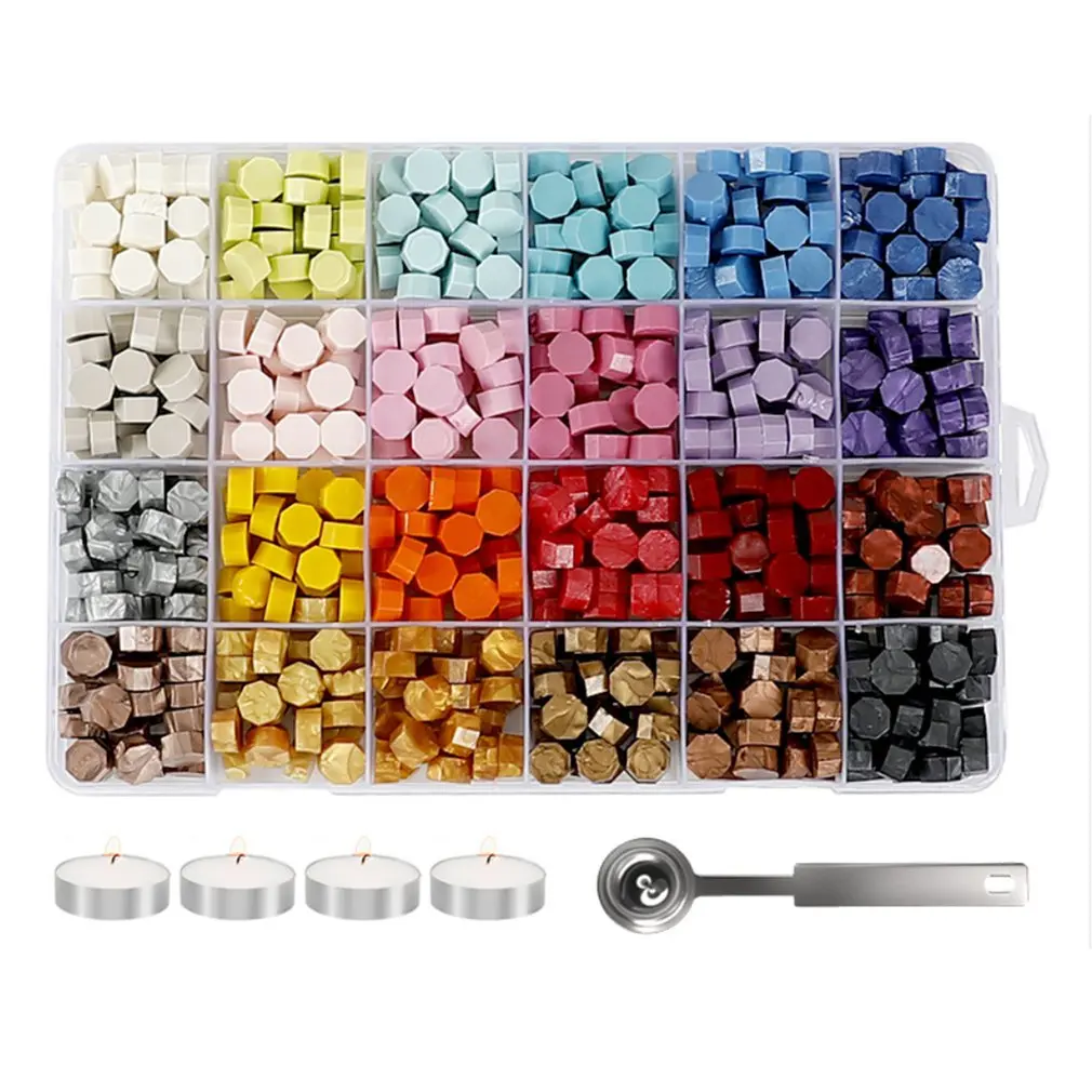 24-color Fire Lacquer Wax Particles Sealing Wax Particles Lacquer Seal Canned Wax Block Multifunctional Sealing-wax
24-color Fire Lacquer Wax Particles Sealing Wax Particles Lacquer Seal Canned Wax Block Multifunctional Sealing-wax