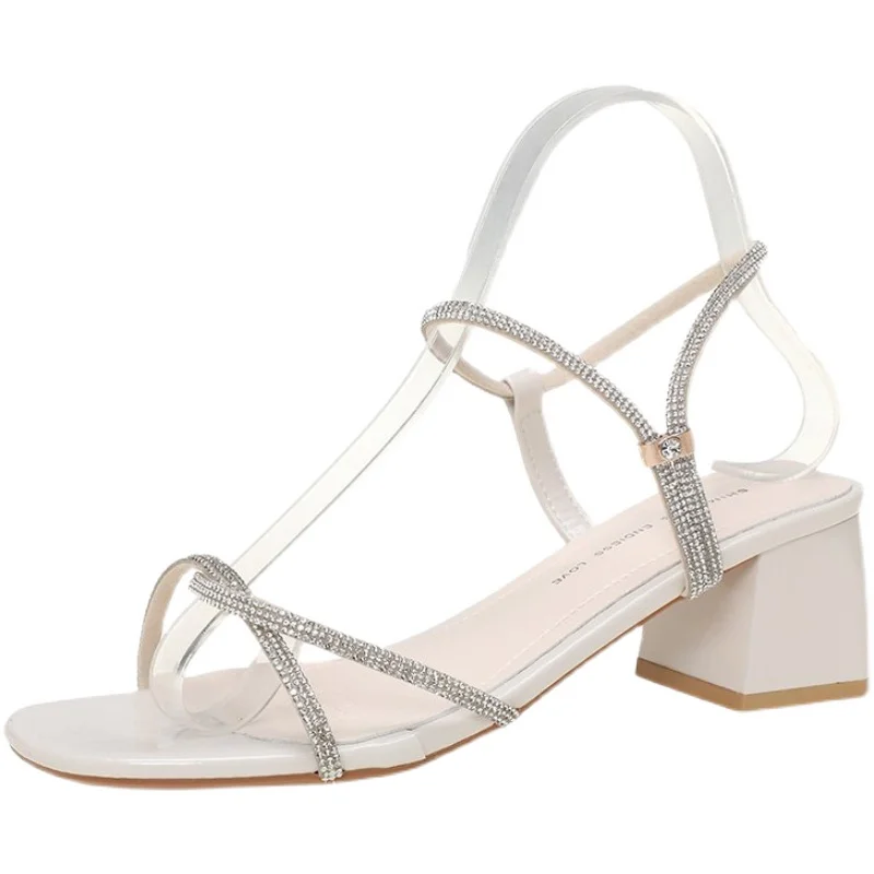 Comfort Shoes for Women Block Heels Beige Heeled Sandals All-Match Open Toe 2021 Summer Med Chunky Black New Peep Elastic Band V
Comfort Shoes for Women Block Heels Beige Heeled Sandals All-Match Open Toe 2021 Summer Med Chunky Black New Peep Elastic Band V