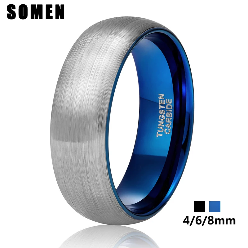 Somen Ring Men Custom Engraved 4mm 6mm 8mm Tungsten Ring for Couple Women Vintage Wedding Band Couple Engagement Rings Anels
Somen Ring Men Custom Engraved 4mm 6mm 8mm Tungsten Ring for Couple Women Vintage Wedding Band Couple Engagement Rings Anels