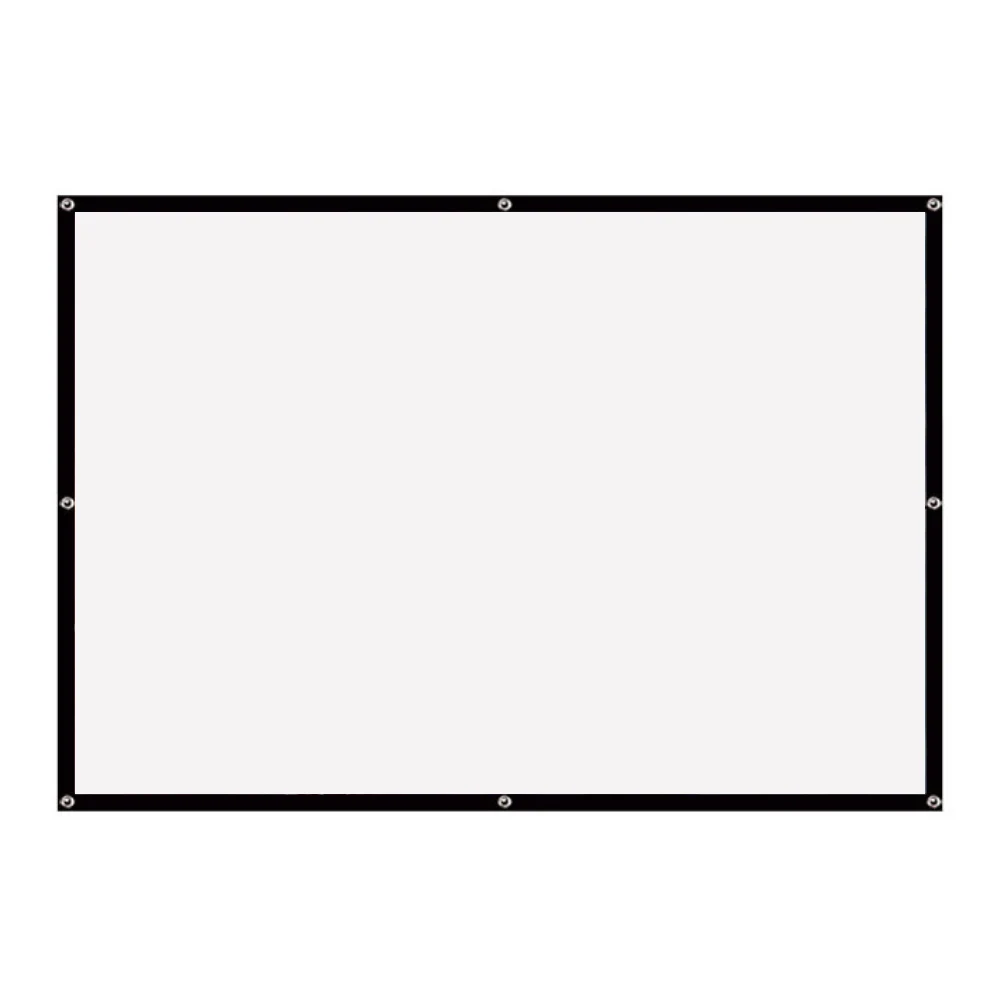 84 Inch Projection Screen 16:9 Reflective Fabric Cloth Portable Projector Screen for Movie Sport Games Music Video Games 
84 Inch Projection Screen 16:9 Reflective Fabric Cloth Portable Projector Screen for Movie Sport Games Music Video Games