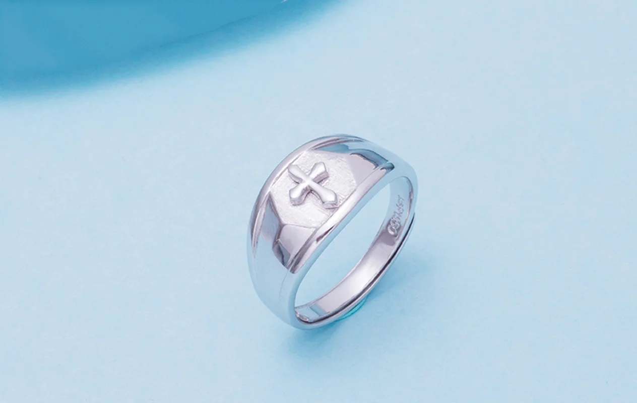 Rock Hiphop Cross Platinum White Real Solid Genuine Gold PT950 Rings Bands for Men Male Fancy Trendy Upscale Jewelry Party Gift
Rock Hiphop Cross Platinum White Real Solid Genuine Gold PT950 Rings Bands for Men Male Fancy Trendy Upscale Jewelry Party Gift
