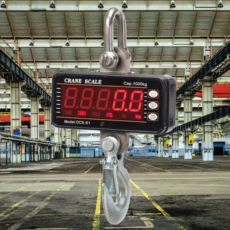1000kg/2000lb Hanging Scale Digital Industrial Heavy Duty Crane Scale Smart High Accuracy Electronic with Remote Control
1000kg/2000lb Hanging Scale Digital Industrial Heavy Duty Crane Scale Smart High Accuracy Electronic with Remote Control
