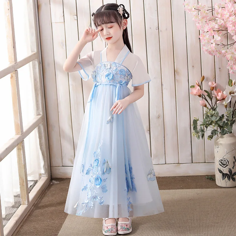 Girls Hanfu Clothing Kids Chinese Stage Dress National Costume Ancient Chinese Cosplay Costume Hanfu
Girls Hanfu Clothing Kids Chinese Stage Dress National Costume Ancient Chinese Cosplay Costume Hanfu
