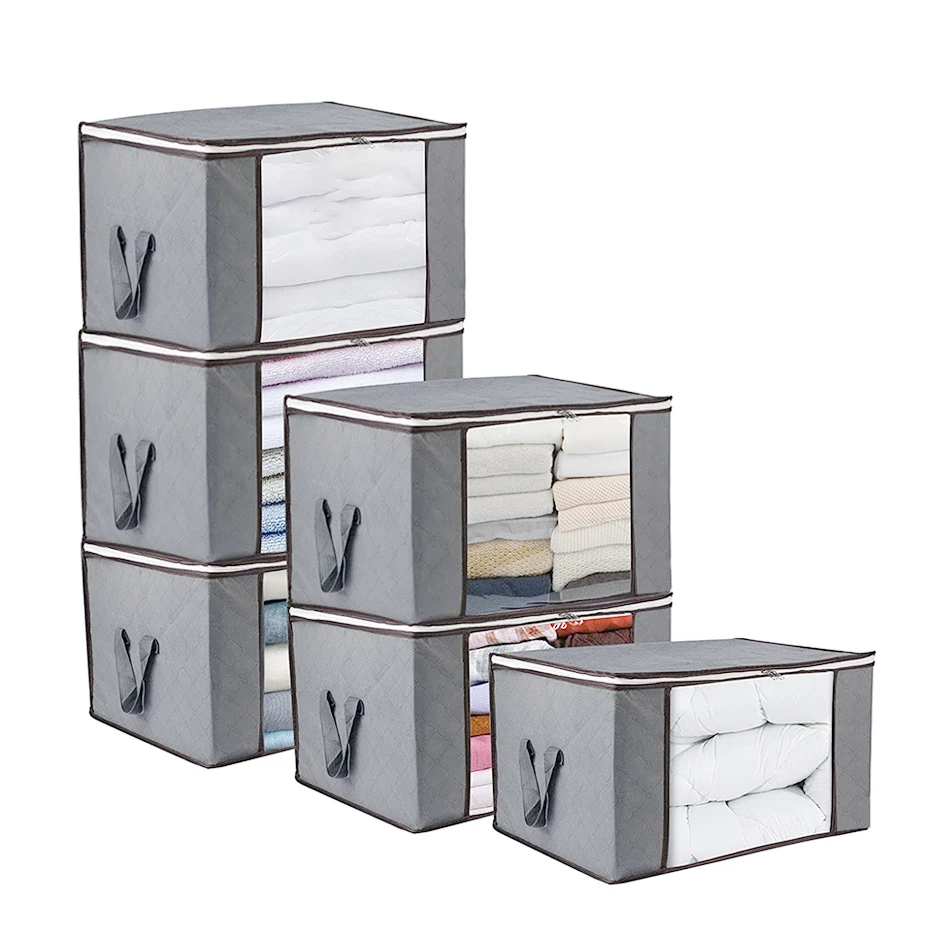 Foldable Clothes Organizer Clothing Storage Bags with Clear Window Sturdy Zipper and Reinforced Handle for Blankets,Clothes
Foldable Clothes Organizer Clothing Storage Bags with Clear Window Sturdy Zipper and Reinforced Handle for Blankets,Clothes