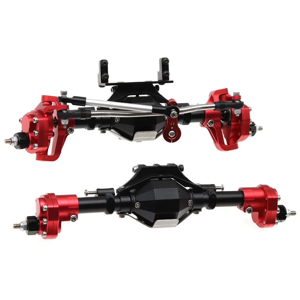 1/10 RC автомобиль черный/серебристый/черный + красный передняя + задняя портальная ось для Axial SCX10 II 90046/47 313 мм Колесная база запасные аксессуар...
1/10 RC автомобиль черный/серебристый/черный + красный передняя + задняя портальная ось для Axial SCX10 II 90046/47 313 мм Колесная база запасные аксессуар...