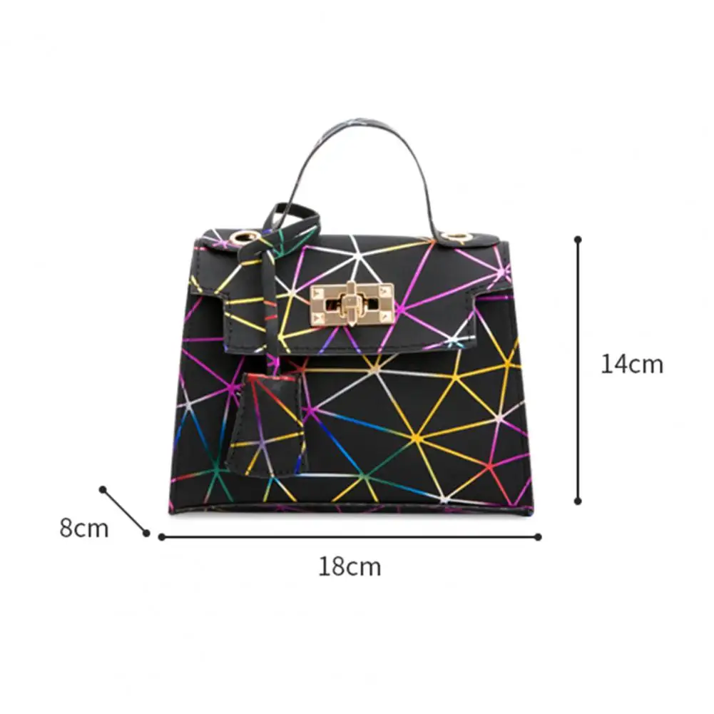 New Arrival Shoulder Bag Geometric Pattern Temperament Faux Leather Large Capacity Crossbody Bag for Daily Life 
New Arrival Shoulder Bag Geometric Pattern Temperament Faux Leather Large Capacity Crossbody Bag for Daily Life