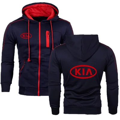 Spring Autumn Hoodies Men KIA Logo Print Casual HipHop Harajuku Long Sleeve Hooded Sweatshirts Zipper Jacket Clothing
Spring Autumn Hoodies Men KIA Logo Print Casual HipHop Harajuku Long Sleeve Hooded Sweatshirts Zipper Jacket Clothing