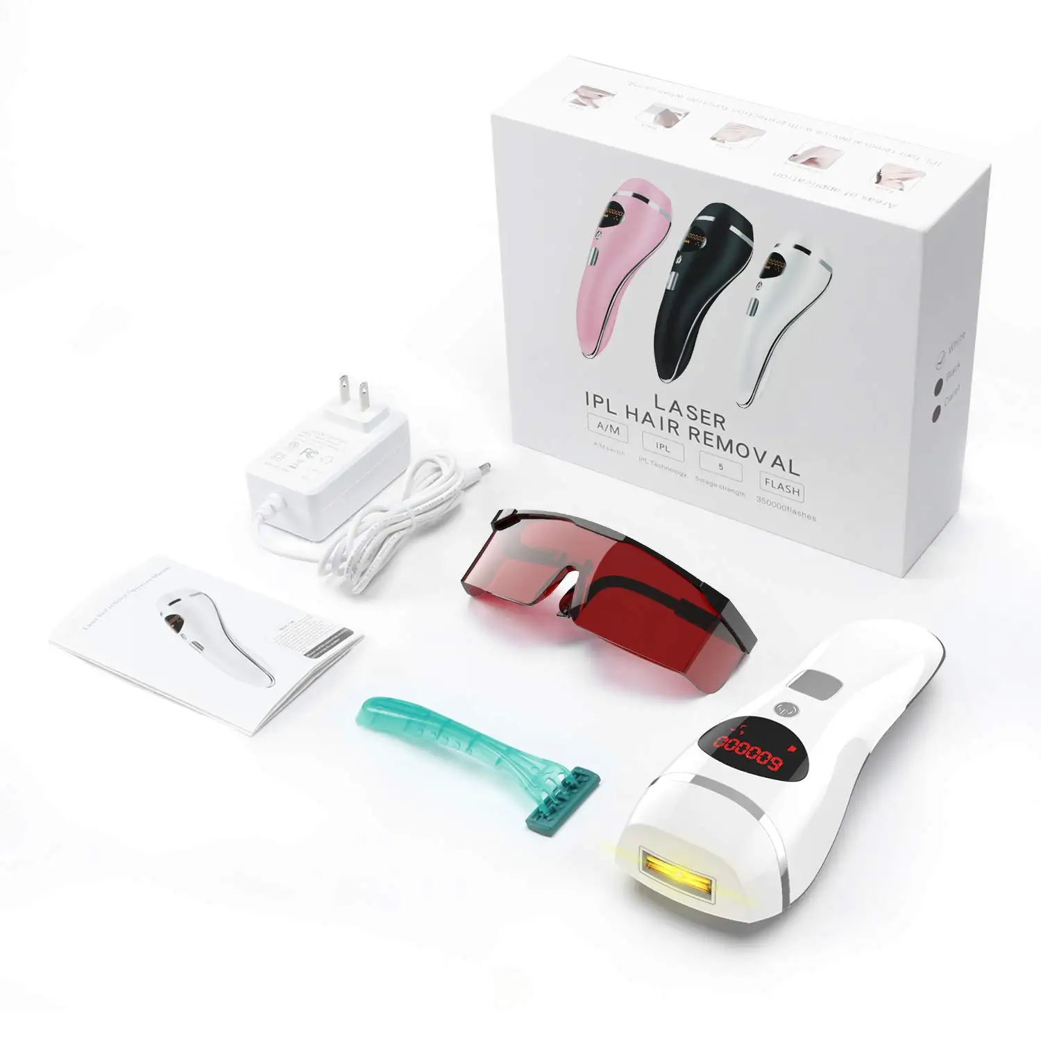 Hair Removal LCD Screen Machine IPL Laser Permanent Painless Epilator Face and Body Beauty Tool Laser Epilator Hair Remover
Hair Removal LCD Screen Machine IPL Laser Permanent Painless Epilator Face and Body Beauty Tool Laser Epilator Hair Remover