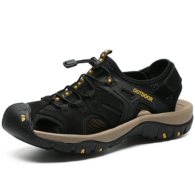Summer Men's Sandals Genuine Leather Business Casual Shoes Men's Breathable Design Outdoor Beach Sandals Roman Water Sneakers
Summer Men's Sandals Genuine Leather Business Casual Shoes Men's Breathable Design Outdoor Beach Sandals Roman Water Sneakers