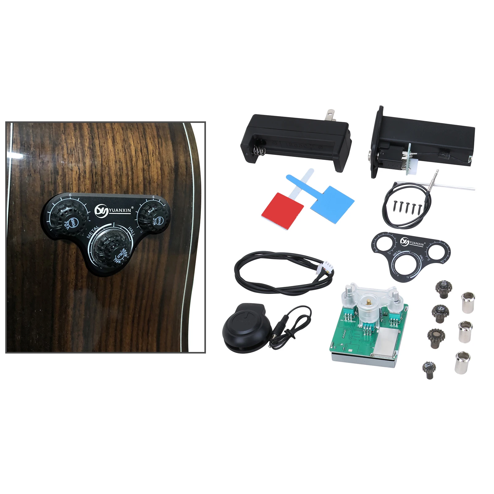 Guitar Plus Vibration Pickup Set for Folk Acoustic Guitar Musical Instruments Replacement Parts
Guitar Plus Vibration Pickup Set for Folk Acoustic Guitar Musical Instruments Replacement Parts