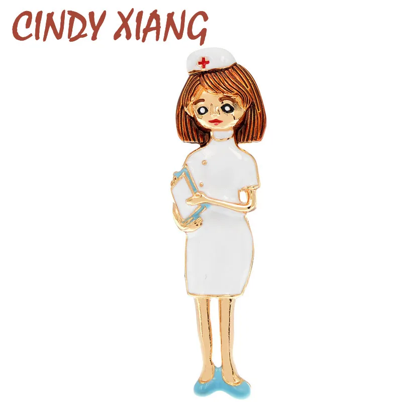 CINDY XIANG Enamel Doctor Boy And Girl Brooches Medical Brooch Pin Beautiful Nurse Festival Jewelry Fashion 2 Styles Available
CINDY XIANG Enamel Doctor Boy And Girl Brooches Medical Brooch Pin Beautiful Nurse Festival Jewelry Fashion 2 Styles Available