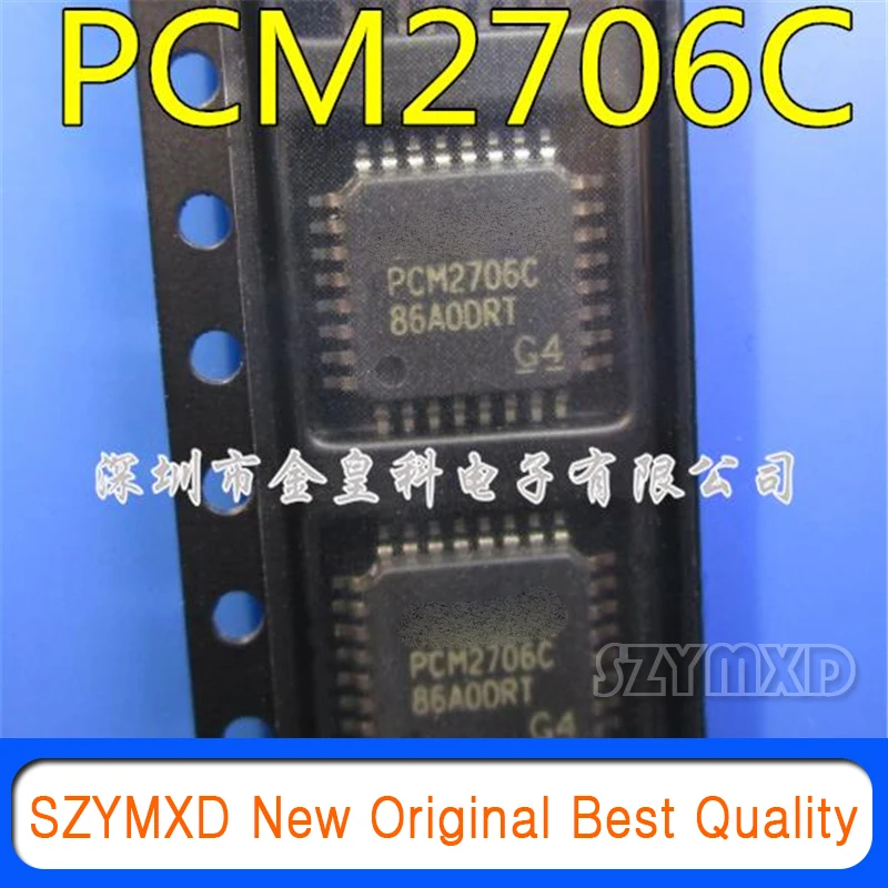

5Pcs/Lot New Original PCM2706C PCM2706CPJT PCM2706PJTR QFP32 Pin Audio digital-to-analog Conversion Chip Chip In Stock